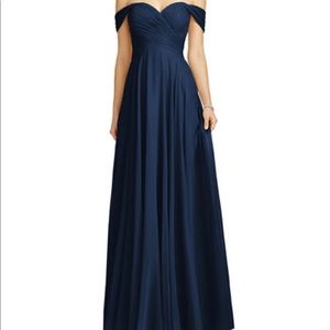 ✨Dessy Collection Off shoulder swtheart Aline gown